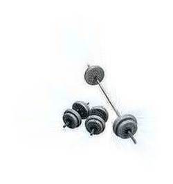 York Vinyl Barbell/Dumbbell Weights Set - 35kg